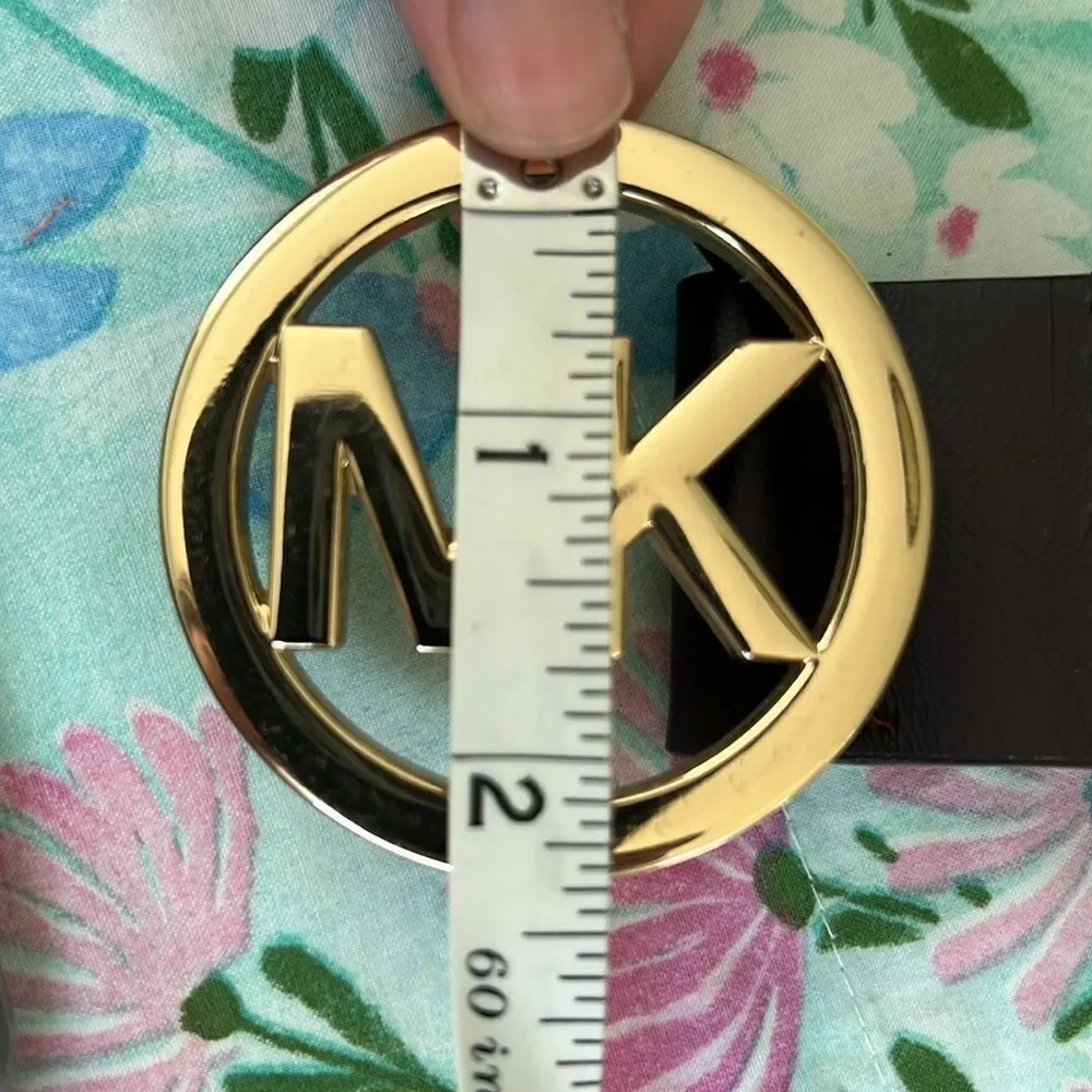 Michael Michael Kors - Signature Logo Monogram Belt - S